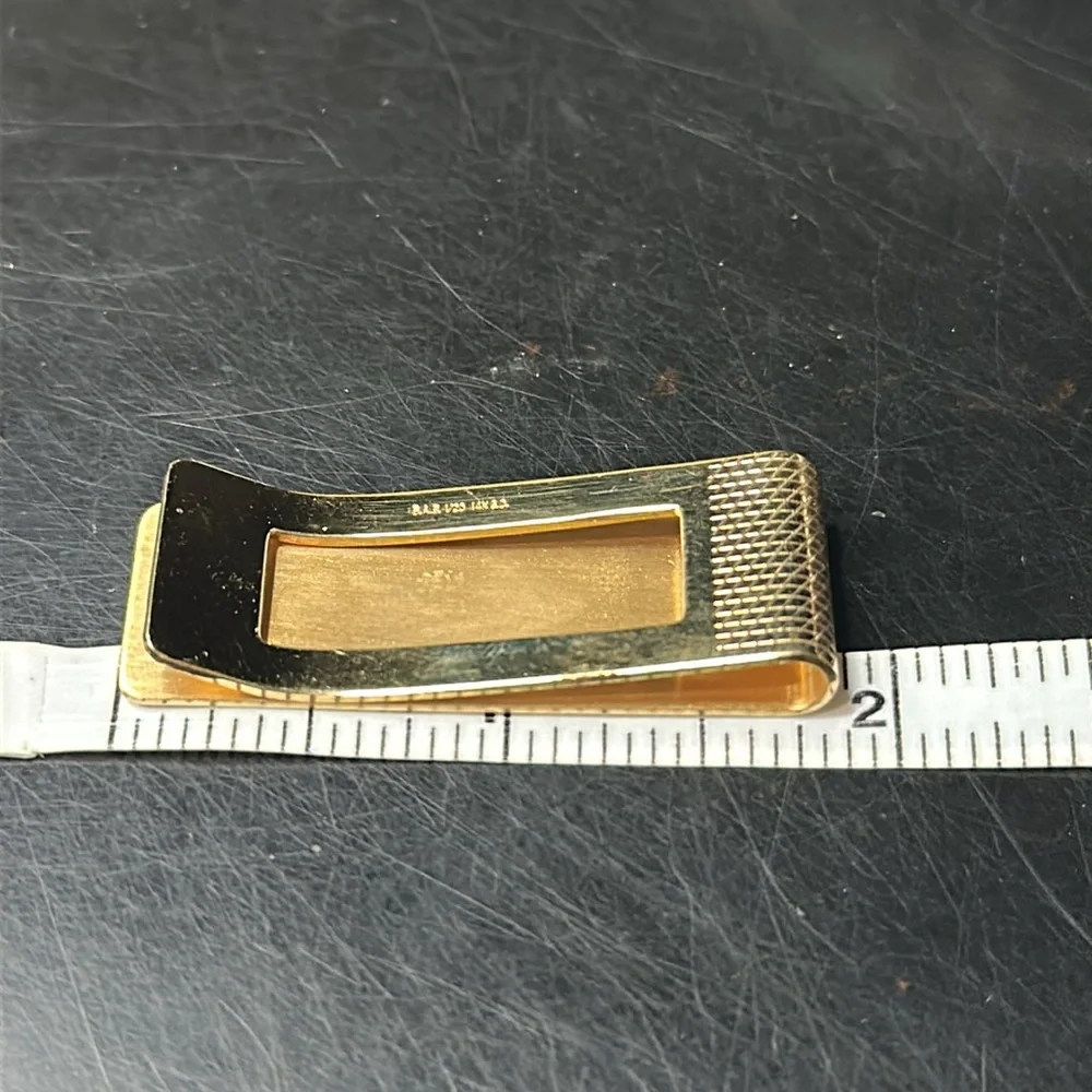 Gold Money Clip B.A.B Ballou 1/20 14K G.O